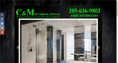 Desktop Screenshot of candmplumbingandgas.com