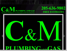 Tablet Screenshot of candmplumbingandgas.com